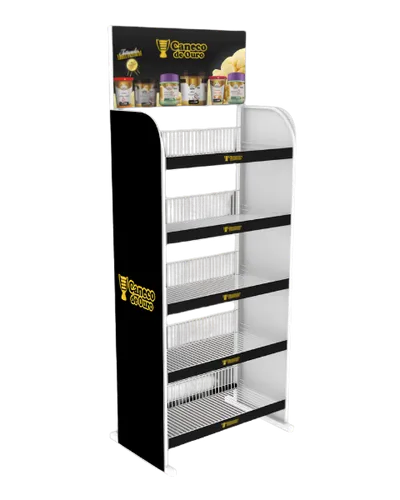 Display Promocional Aramado de Chão com Laterais
