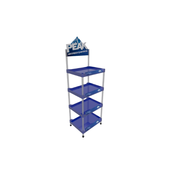 Display de Plástico Injetado com 4 bandejas 50x40 thumbnail 3